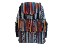 Crafted Comfort: Unisex Nepali Cotton Backpack