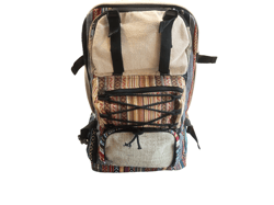 Unisex Hemp & Cotton Blend Trekking Backpack