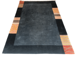 Handknotted/Handmade Nepali Woolen Carpet 60 Knots 5.64 Ft x 7.87 Ft