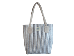 Beige Color -Handcrafted Cotton Elegance - Versatile Side & Shoulder Bag For Women