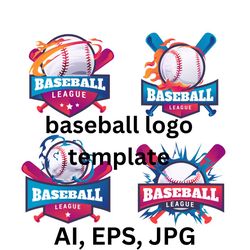 baseball logo template