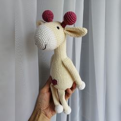 Crochet pattern giraffe pdf | Plush Giraffe | Toy for baby