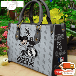 Chicago White Sox Minnie Women Leather Hand Bag