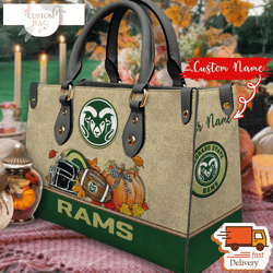 NCAA Colorado State Rams Autumn Women Leather Bag