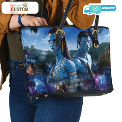 Avatar bag and handbag, Avatar shirt, Avatar gift, Avatar shoulder bagCustom Bag, Leather Bag, Leather Bag gift, Handbag