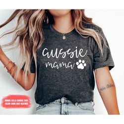 Aussie Dog Name Tee dog lover  Dog Lover Gift Aussie Mama Shirt dog Shirt Australian Shepherd Shirt Aussie Lover OK