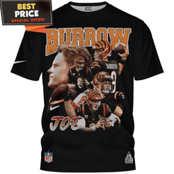 Burrow Joe X Cincinnati Bengals Vintage Tshirt, Bengals Gifts undefined Best Personalized Gift undefined Unique Gifts Idea