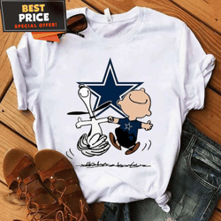 Charlie Brown And Snoopy Love Dallas Cowboys Shirt  Best Personalized Gift  Unique Gifts Idea