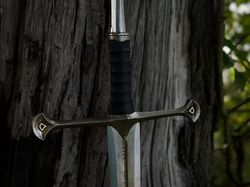 ANDURIL Sword of Strider, Custom Handmade Sword , Lord of the Rings King Aragon Sword, Strider Knife, Lord Gifts for Men