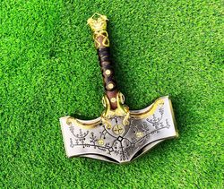 Mjolnir Thor Hammer, God of war hammer, Thor god of war, God of war ragnarok, Handmade Mjolnir replica, God of war thor