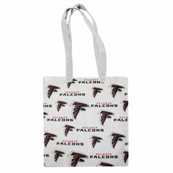 Atlanta Falcons Cotton Canvas Tote Bag Hand Bag Travel Bag School Grocery Beach Accessories Customizable Strap