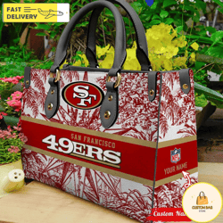NFL San Francisco 49ers NFL Women Leather Bag, Custom Bag