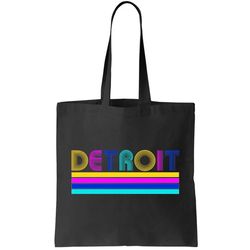 Retro Detroit Logo Tote Bag