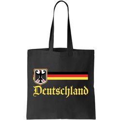 Germany Flag Stripe Logo Tote Bag