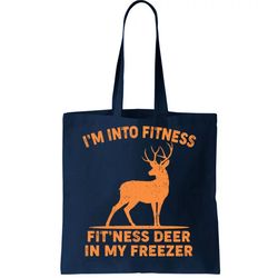 Im Into Fitness FitNess Deer In My Freezer Tote Bag