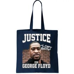Justice For George Floyd BLM Tote Bag