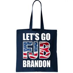 Lets Go Brandon FJB Flag Image Kitchenware Front And Back Tote Bag