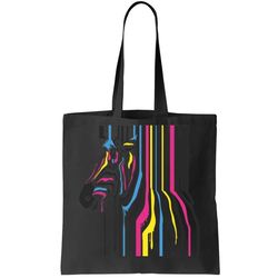 Modern Abstract Zebra Tote Bag