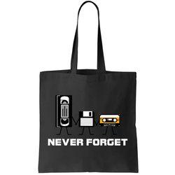 Never Forget Vintage Tapes Tote Bag