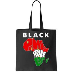 Black Power Pride Love Black History Month Tote Bag