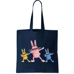 Cool Dabbing Easter Bunnies Tote Bag