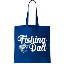 Fishing Dad Fathers Day Fishing Fan Tote Bag