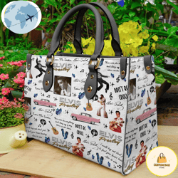 Elvis Presley Women 3D Leather Handbag Hot, Custom Bag, Sport Bag