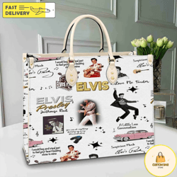 Elvis Presley Leather handBag, Leather Bag,Travel handbag 15