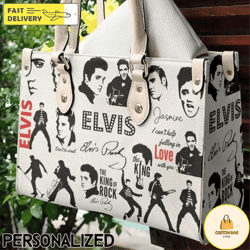 Elvis Presley Leather handBag, Leather Bag,Travel handbag 5