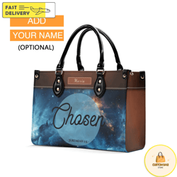 Personalized Leather Bag Custom Name Handbag, Christian Bag Bible Verses Bag Gifts for Women Mom Chr 2