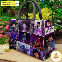 Prince Lover Leather HandBag,Prince Music Bag,Prince Fan Gift 3