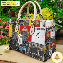 Shinedown Leather HandBag,Shinedown Band Bag,Shinedown Fan Gift