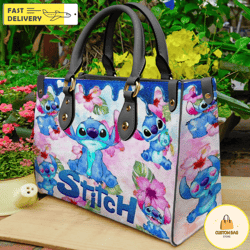 Stitch Flower Leather Handbag,Stitch Leather Bag,StitchAndLilo