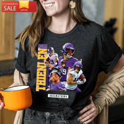 Adam Thielen Shirt Minnesota Vikings T shirt Mens Gifts for Vikings Fans  Happy Place for Music Lovers