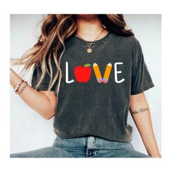 Love Teacher Shirt, Teacher Tshirt, Teacher Tees, Unisex Cute Teacher Shirts, Teacher Appreciation Gift OK