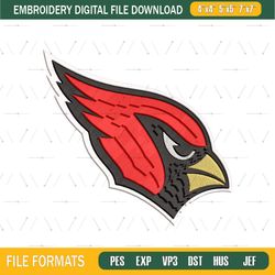 Arizona Cardinals Birds Embroidery logo for Cap,logo Embroidery, Embroidery design, logo Nike Embroidery Png