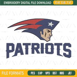 New England Patriots embroidery design, New England Patriots embroidery, NFL embroidery