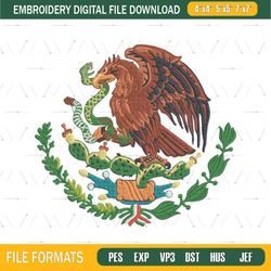 Mexico Mascot, Embroidery File, Embroidery