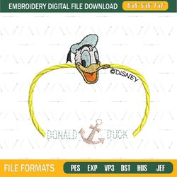 Donal Duck Embroidery Disney Png