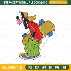 Goofy Embroidery Sport Design ,png
