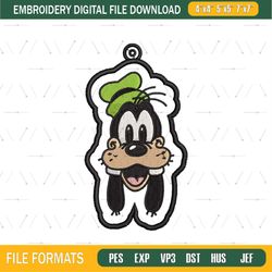 Disney Goofy Sticker Embroidery Png