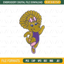 Girl Baby Bop Embroidery Png