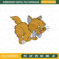 Toulouse Running Aristocats Embroidery Png