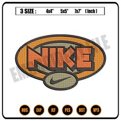 Retro Nike Logo Embroidery Designs