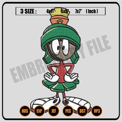 Marvin The Martian Embroidery logo for Cap,logo Embroidery