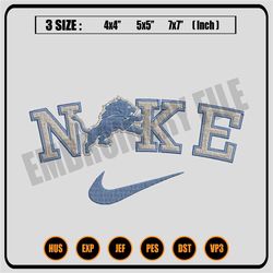 Detroit Lions Embroidery Files, NFL Logo Embroidery Designs, NFL Lions, NFL Machine Embroidery Designs 2,