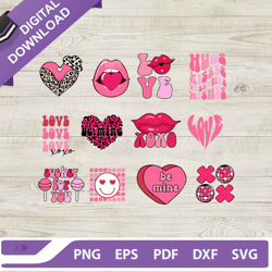 Valentine heart bundle SVG, Love day SVG, Valentine SVG, Valentine svg, Valentine day svg