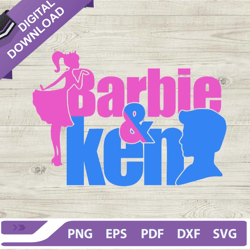 barbie and ken , barbie ken logo svg, barbie world