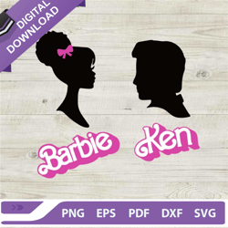 barbie and ken svg, barbie svg, ken  cutting file cricut