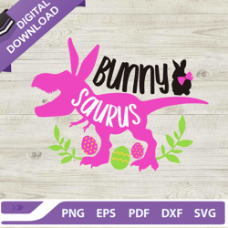 Bunny Saurus SVG, Dinosaur SVG, T Rex Bunny SVG
